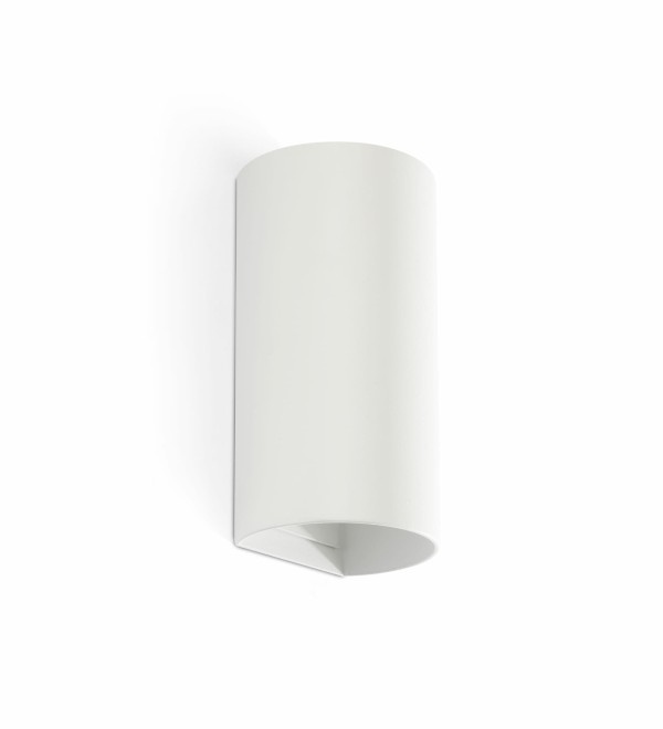 SOLE APLIQUE REDONDO BLANCO LISO 2xGU10