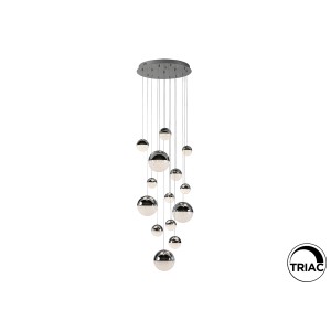 Подвесной светильник Sphere 14L LED Ø60 X500H DIM хром