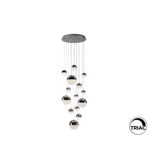 Подвесной светильник Sphere 14L LED Ø60 X500H DIM хром