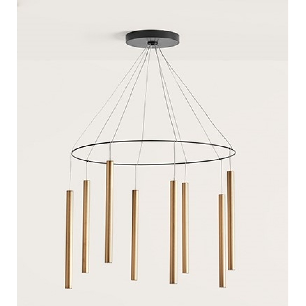 Люстра Mika Multi 8L золотой