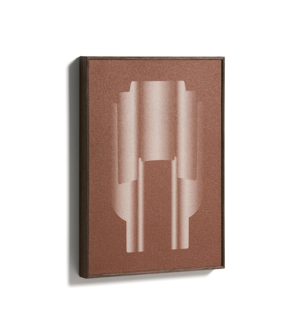 Абстрактная картина Imaro в оранжевых тонах, 35 x 50 см