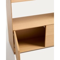 Стеллаж Visala с 1 открытой полкой из дубового шпона, 90 x 106 см