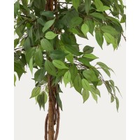 Ficus Искусственное дерево фикус в черном горшке 180 см