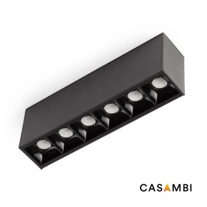 Светильник Neso Point 6 2700K 12° черный CASAMBI