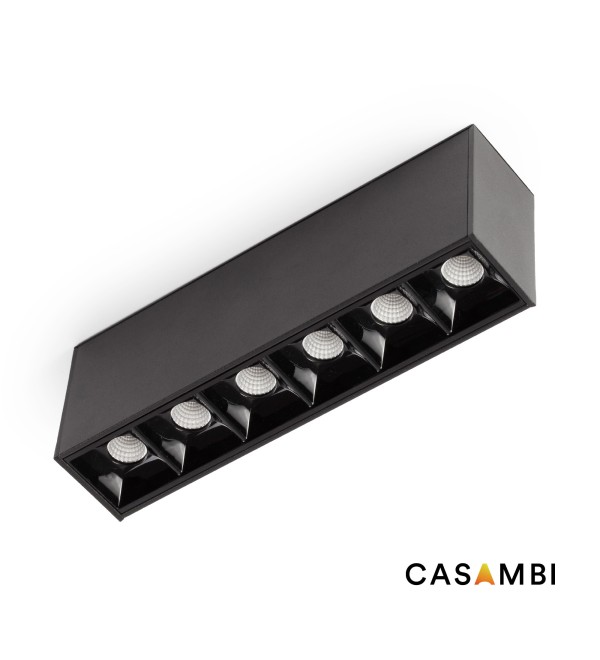 Светильник Neso Point 6 2700K 12° черный CASAMBI