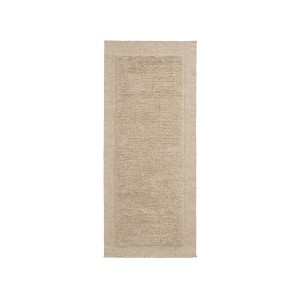 Ковер Marely из бежевой шерсти 200 x 80 см