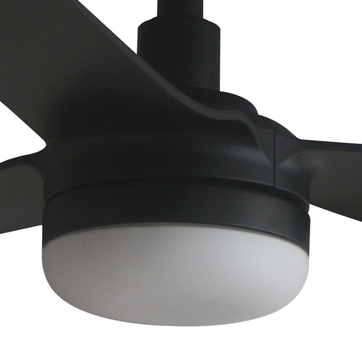 Потолочный вентилятор PUNT Ш1300MM черный 3 PALAS LED 18W TUYA