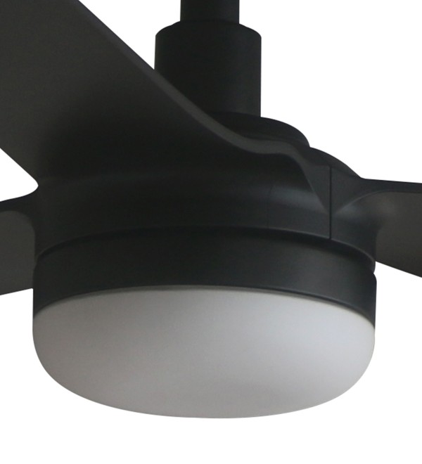 Потолочный вентилятор PUNT Ш1300MM черный 3 PALAS LED 18W TUYA