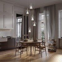 Подвесной светильник без основания MANTRA ELSA 8240