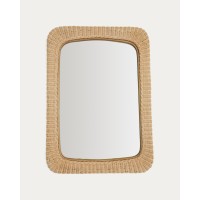 Зеркало из ротанга Zilna 58 x 79 см