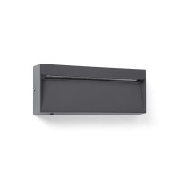 Уличный настенный светильник DUNE APLIQUE RECTANGULAR темно-серый 6W 4CCT