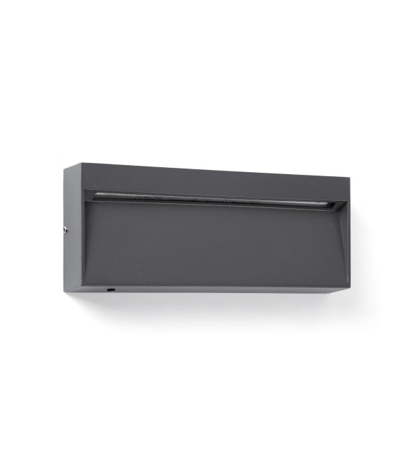 Уличный настенный светильник DUNE APLIQUE RECTANGULAR темно-серый 6W 4CCT