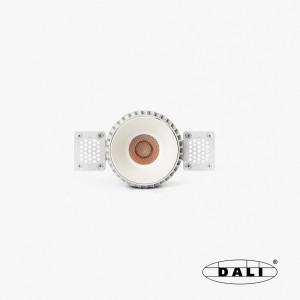 Tulipa Белый встраиваемый даунлайт без рамки 10W 55° 4000K CRI90 DALI