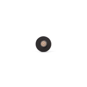 Встраиваемый светильник GRUND черный ANODIZADO LED 1W 3000K 36є 24V
