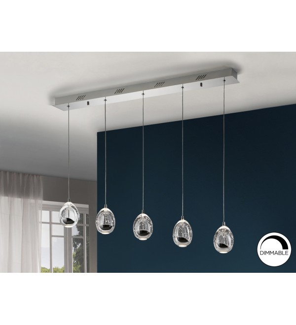 Подвесной светильник Rocio LED 5L хром