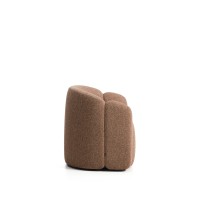 Кресло Corvena из терракотового шенилла, 85 см