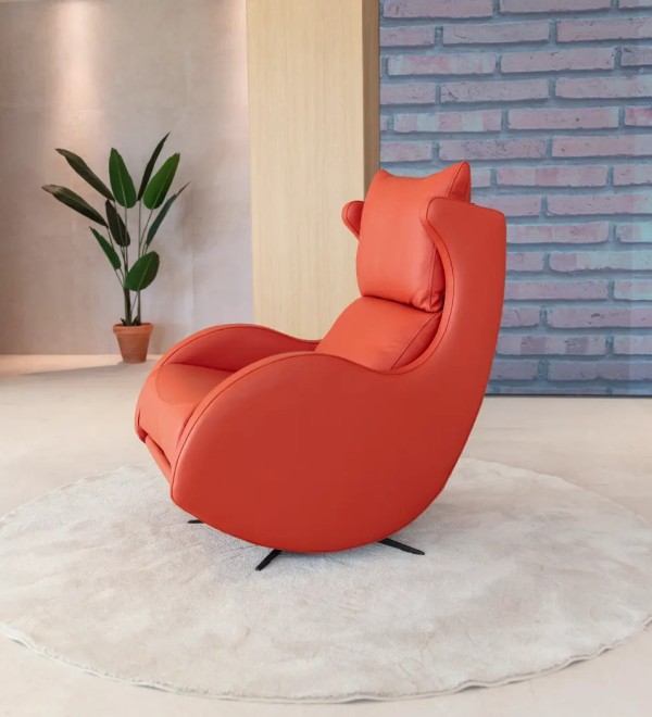 Кресло-реклайнер Lenny из экокожи