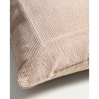Чехол для подушки Seliria из розового вельвета с вышивкой, 50 x 50 см
