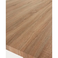 Стол Arya 200x100 дуб со стальными ножками под дерево
