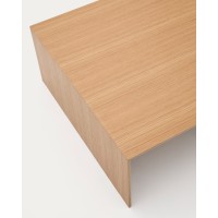 Litto Журнальный столик из шпона дуба натурального цвета 140 x 70 см