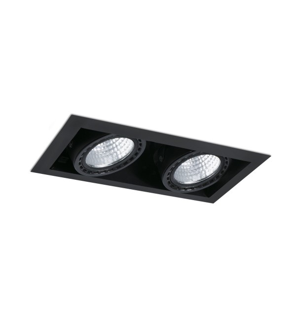 Черный встраиваемый светильник Mini Colin-2 LED CRI95 34/48Вт 4000K 56° 4220/5750 лм