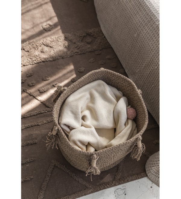 Корзина Древесный коричневая 30*30