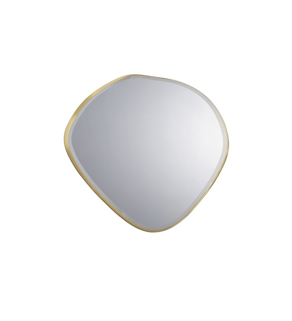 Зеркало овальное Mimo 80X80 золотое
