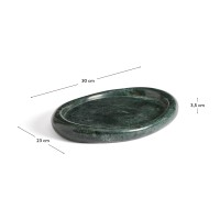 Поднос Lenorel из зеленого мрамора 30 x 23 см
