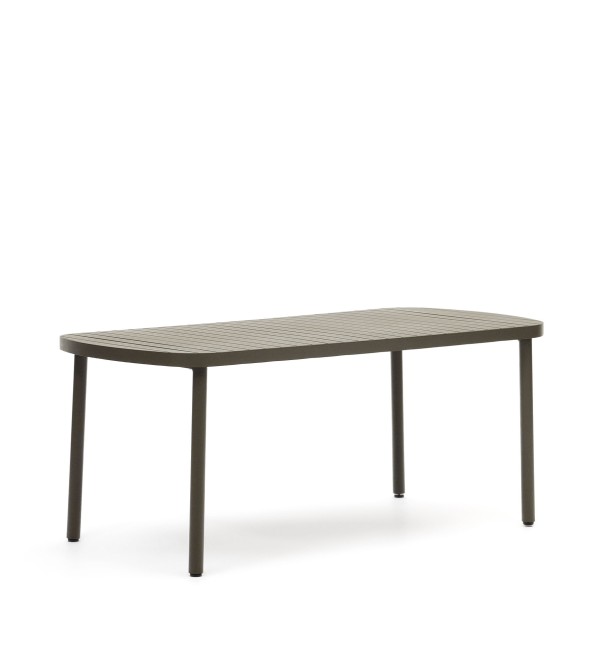 Joncols Уличный алюминиевый стол с зеленой отделкой 180 x 90 см