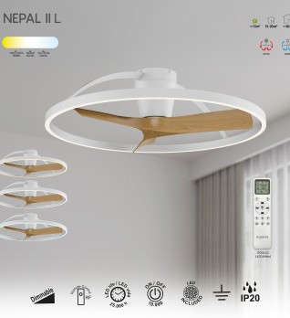 9486 Люстра потолочная-вентилятор NEPAL II