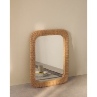 Зеркало из ротанга Zilna 58 x 79 см