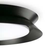 Потолочный светильник TENDER черный LED 24W 2700K