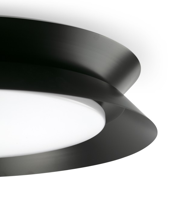 Потолочный светильник TENDER черный LED 24W 2700K