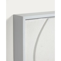 Набор из двух белых картинок Beija 32 x 42 см