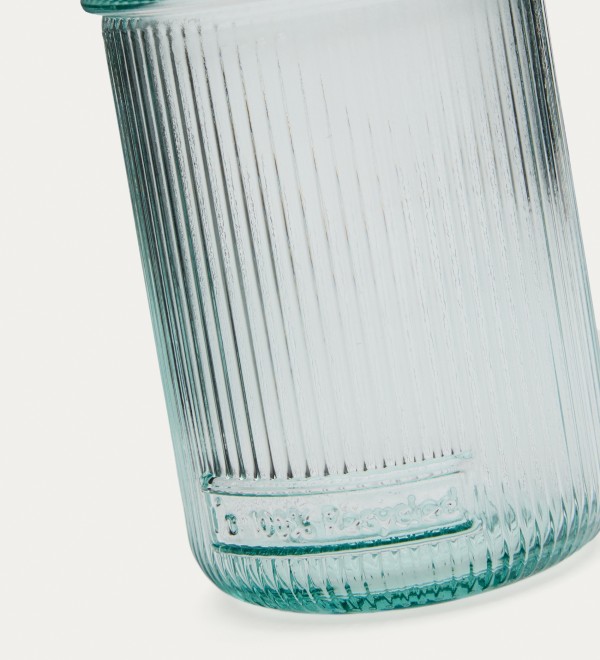 Ваза маленькая Milma из переработанного прозрачного стекла