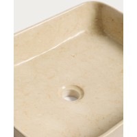Раковина Darnen из бежевого мрамора 55 x 35 см