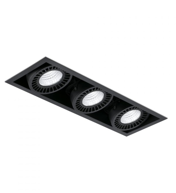 Colin-3 Встраиваемый светильник черный LED 54-75W 3000K 56є