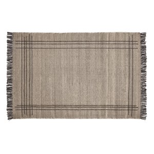 Eneo Ковер с бежевыми и коричневыми кисточками 160 x 230 см
