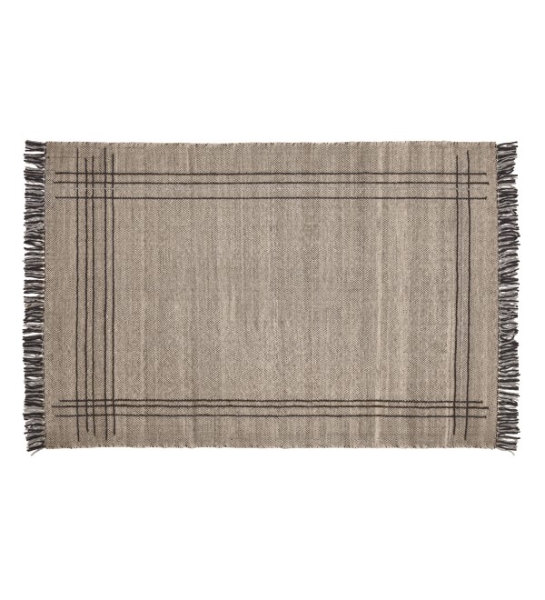 Eneo Ковер с бежевыми и коричневыми кисточками 160 x 230 см