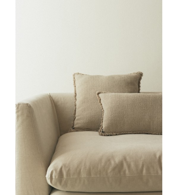 Подушка Этнос квадрат бежевый 45*45