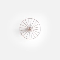 Бра Wheel 30 см хром + цоколь 15 см хром