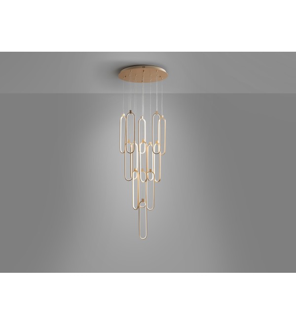 Люстра Colette 14L розовое золото DIM