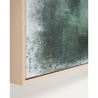 Абстрактная картина Selnar зеленая 182 x 47 см