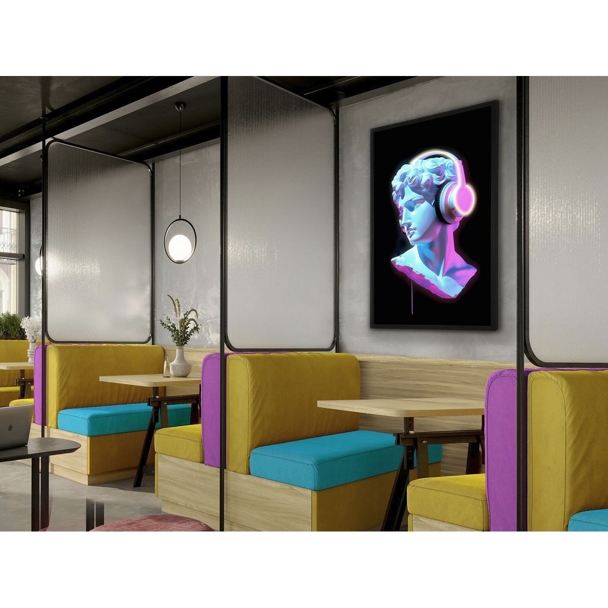 Картина Busto COLOR LED 80X120