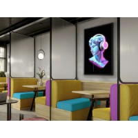 Картина Busto COLOR LED 80X120