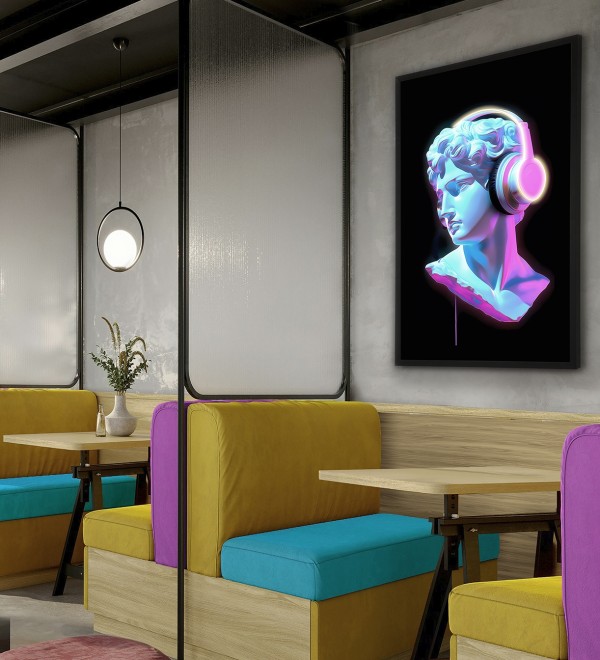 Картина Busto COLOR LED 80X120