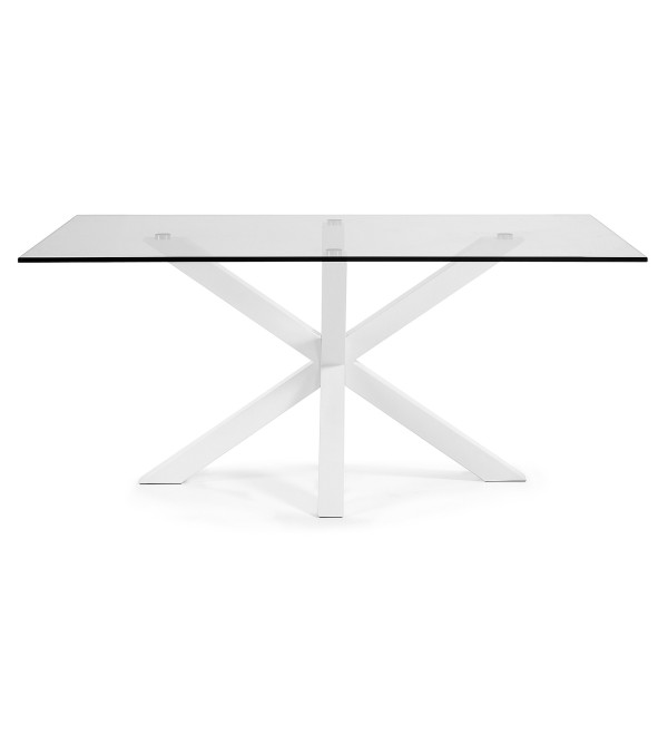 Стол Arya 160x90 стекло белый