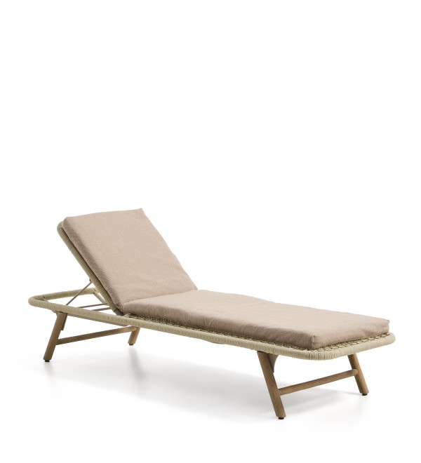 Подушка для шезлонга Maoni, бежевый, 100% ПЭТ, 50 x 175см
