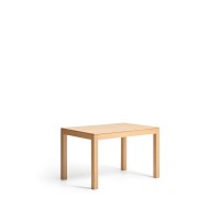 Раздвижной стол Narevi из дубового шпона с натуральной отделкой, 130 (190) x 80 см