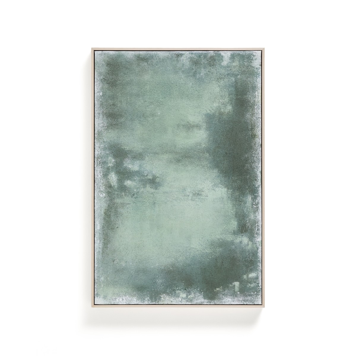Абстрактная картина Selnar зеленая 60 x 90 см